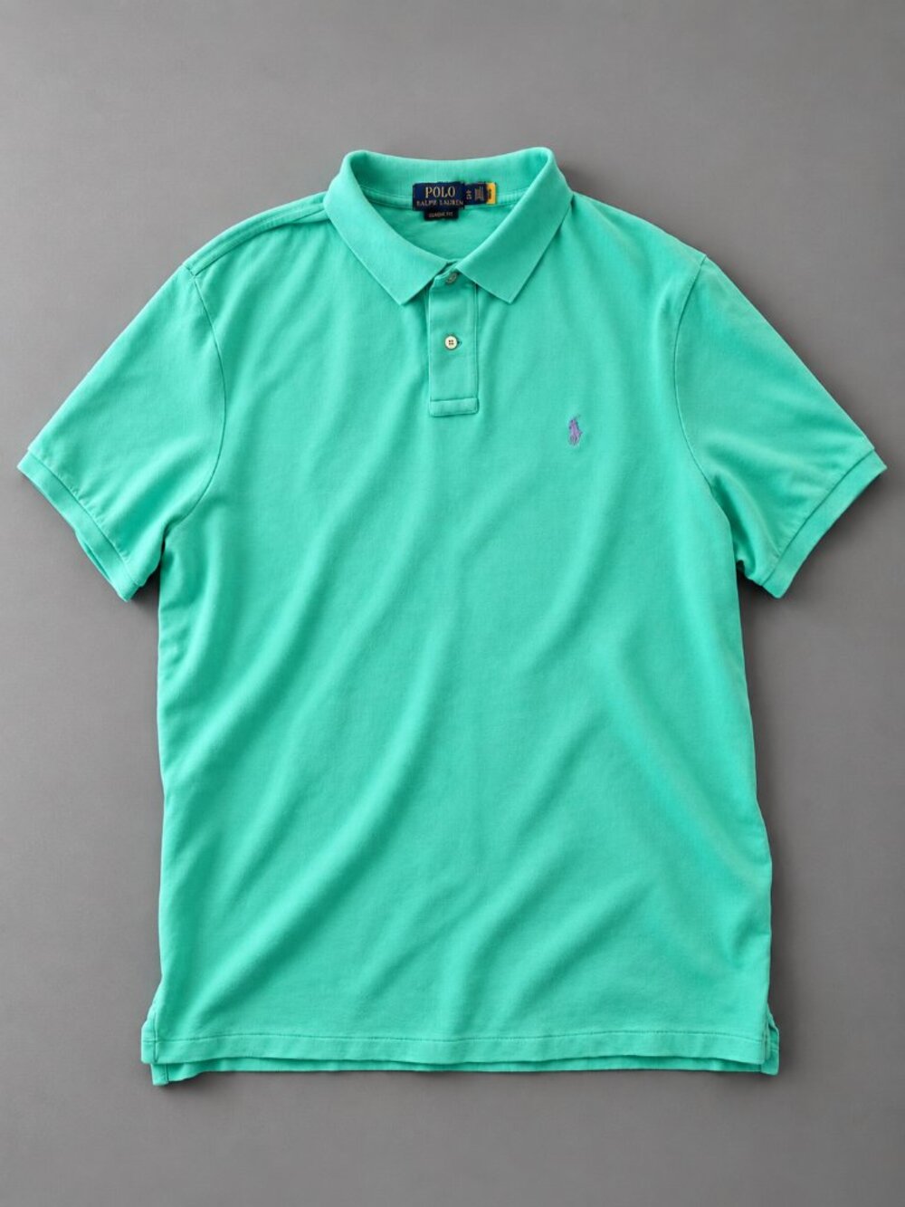 Polo Ralph Lauren Men’s Classic Fit Cotton Mesh Polo Shirt Mint Green XL